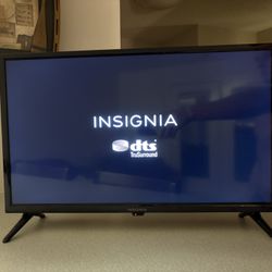 22” Insignia Flat Screen LED TV - Like New & Includes Remote 