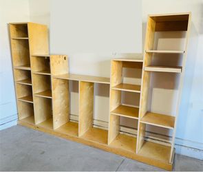 **Yes - Available if listed** Large Cube Shelf Tiered Square Step Organizational Unit Boho Color