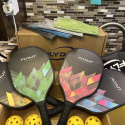 NEW! Flydot Pickleball Paddles Set of 4, USAPA Approved