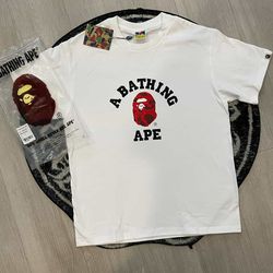 Bape WHITE Tee  Size L