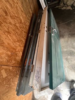 Industrial metal doors