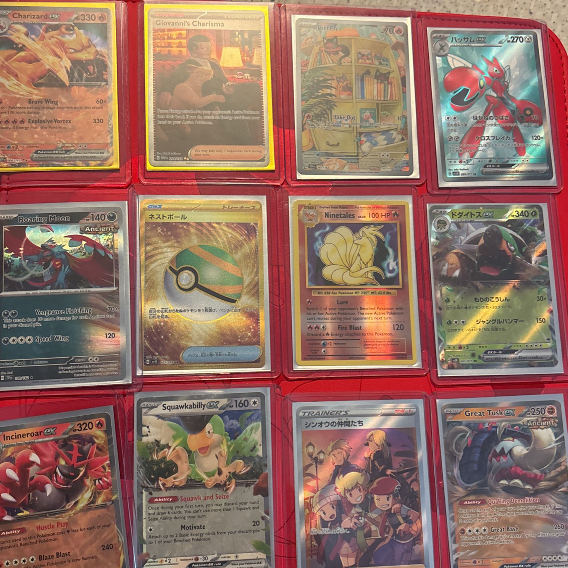 Pokémon cards. 