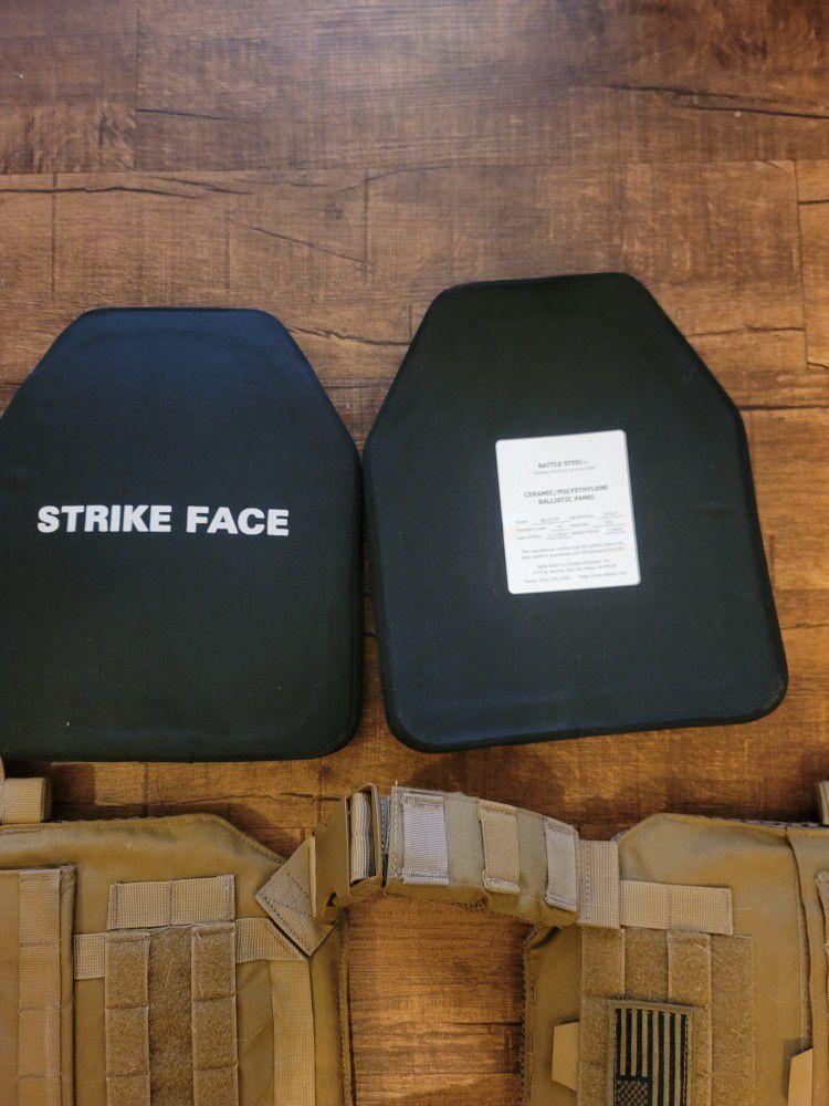 Armored Republic Vest With Trauma Pad & Level IV Ceramic Plates