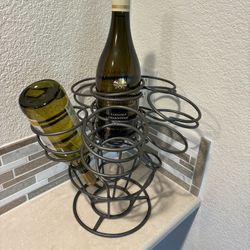 Wine Bottle Holder, Metal Material 
