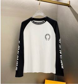 Chrome Hearts white & black long sleeve shirt