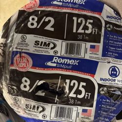 romex 8/2 125ft 200$