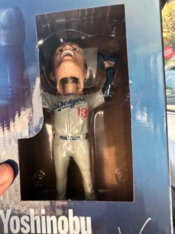 Yoshinobu Yamamoto game 7 last out bobblehead