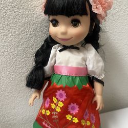 Disney its a small world mexico doll UNTESTED