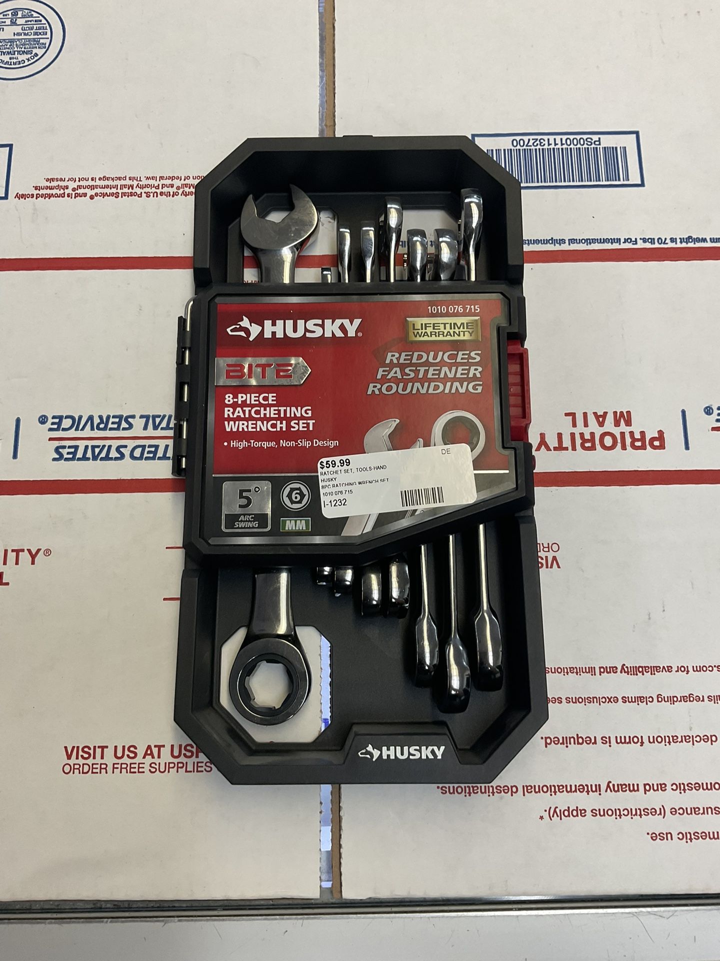 8-Piece Ratcheting Wrench Set