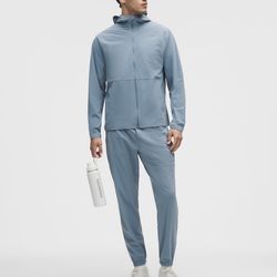 Lulu lemon tracksuit (color-steel blue)