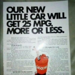 Antique Chevy Vega Advertising 