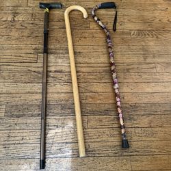Walking Canes In Excellent Condition  20.00 Each 