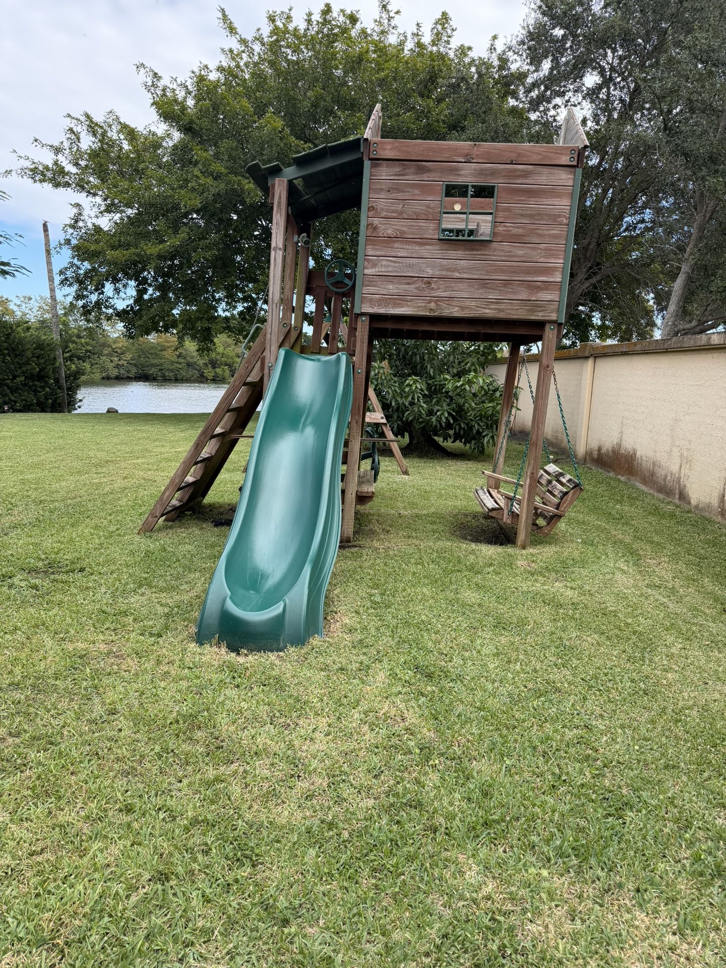 Wooden Swing Set