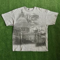 Washington DC US Capitol Graphic Tee