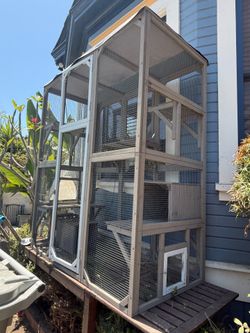 Cat patio enclosure cage