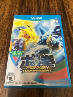 Pokkén Tournament Wii U CIB + Tarjeta Amiibo Shadow Mewtwo SELLADA (Candidata PSA 10)