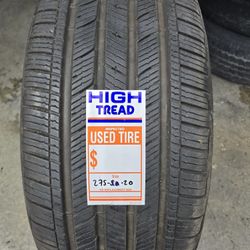 (1) 275 50 20 Bridgestone Run Flat Tire
