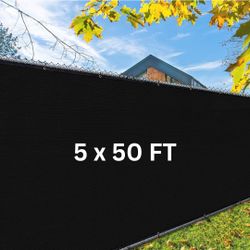 5 x 50 ft Privacy Screen Fence, Outdoor Fencing Panels
