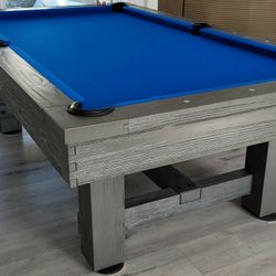 POOL TABLES Gray Rustic New Models