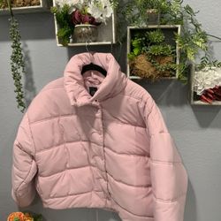 Women's Duvet Puffer Jacket - Wild Fable Pink XL