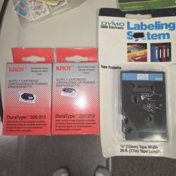 Dymo Label Maker Cartridges  20 Free