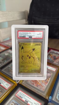 Pikachu 25th anniversary PSA 10