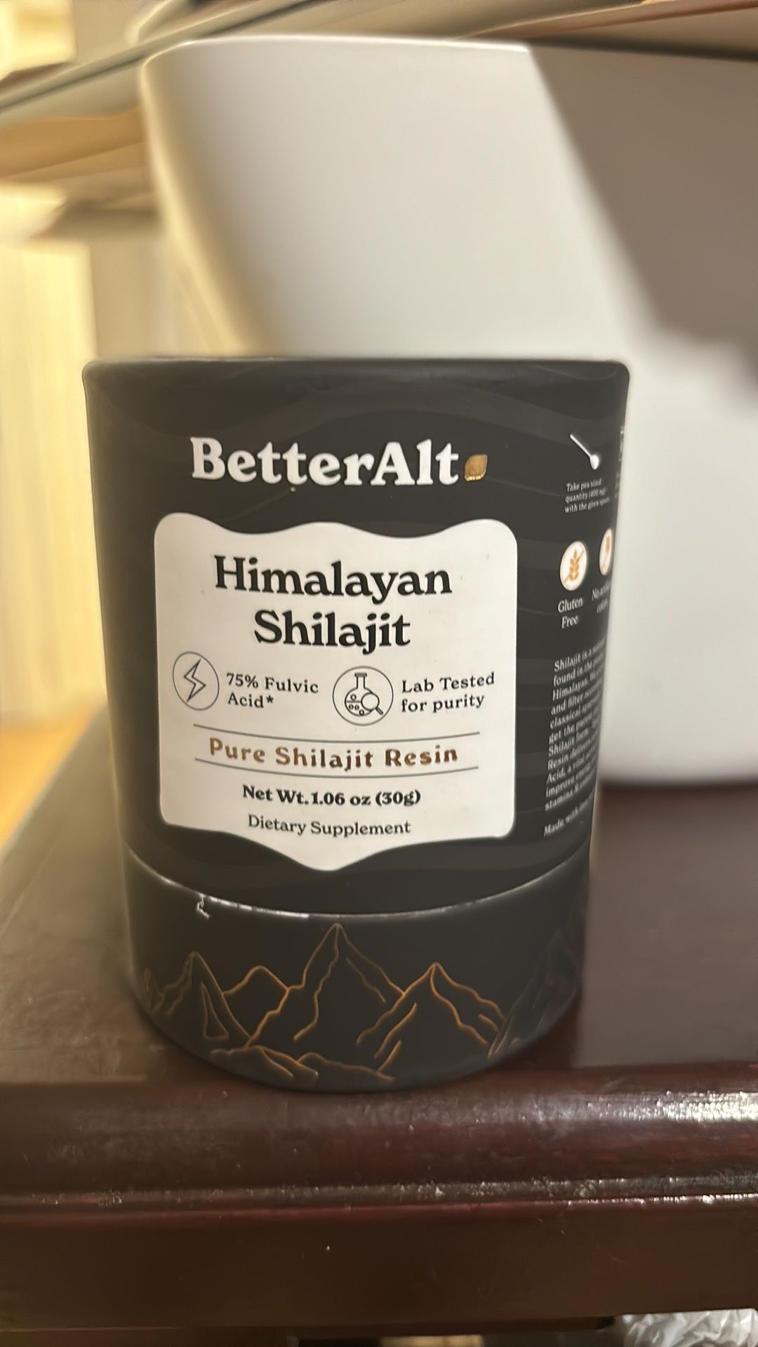 Better Alt 100% Pure Shilajit Resin with 87 Trace Minerals | 30 Gm