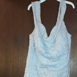 Powder Blue Cocktail Dress