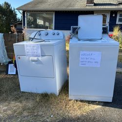 Working Washer & Dryer