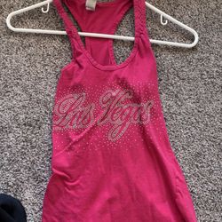 Y2k pink Las Vegas shirt 