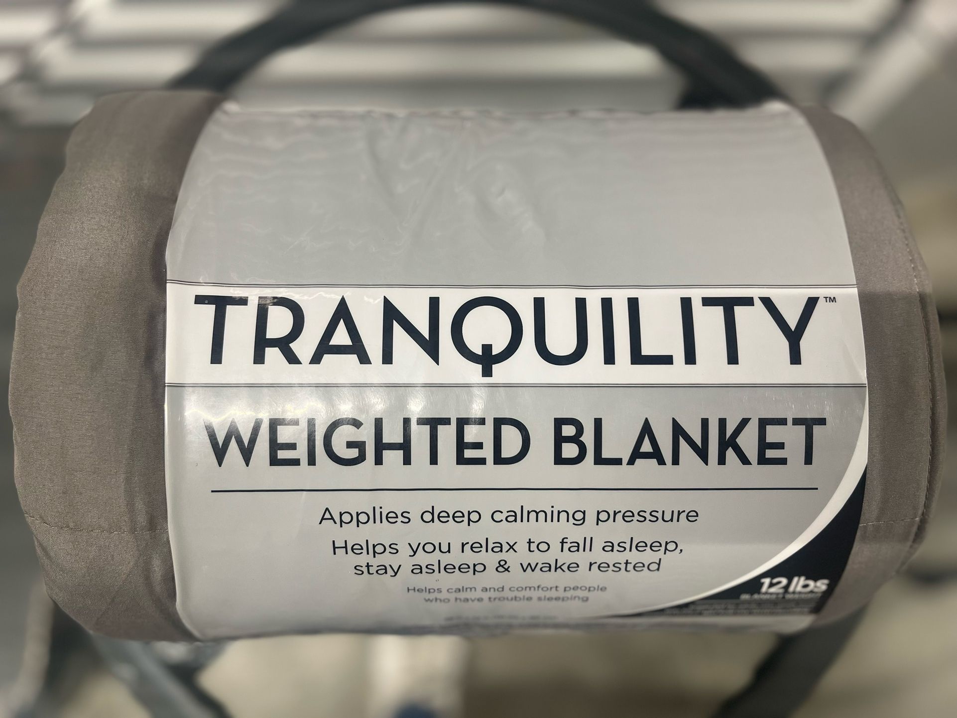 Grey Tranquility Weighted Blanket 