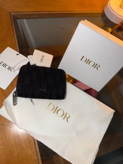 Dior zipped coin wallet