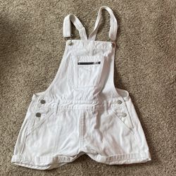 Cutest White Overalls 