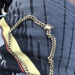 14k Cuban Anklet Or Kids Chain 