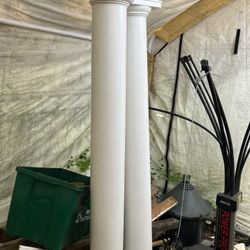 2 Roman Greek Capital Columns Porch