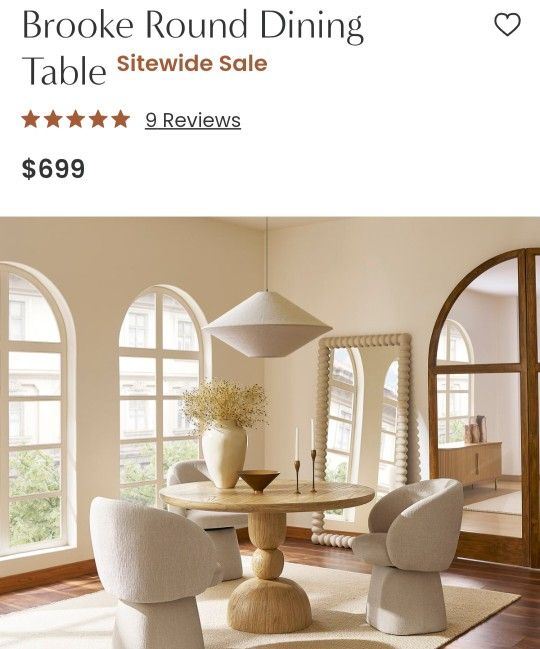 Beautiful Brand New Dining Table