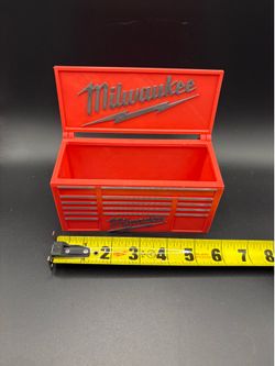 Milwaukee 3d Printed Milwaukee Toolbox-style Desktop Pen / Driver Bit Holder