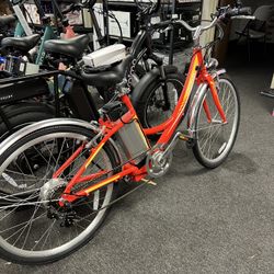 IDEAPLAY P20 26 inch Electric Bike for Adults, 250W Electric Commuter Bicycle with 3 Riding Modes Ebike for Women Men, Blue