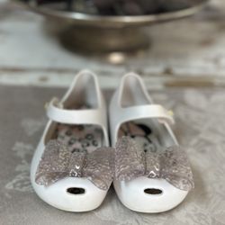 Mini Melissa Minnie White Shoes Size 7  Originally $54.00  