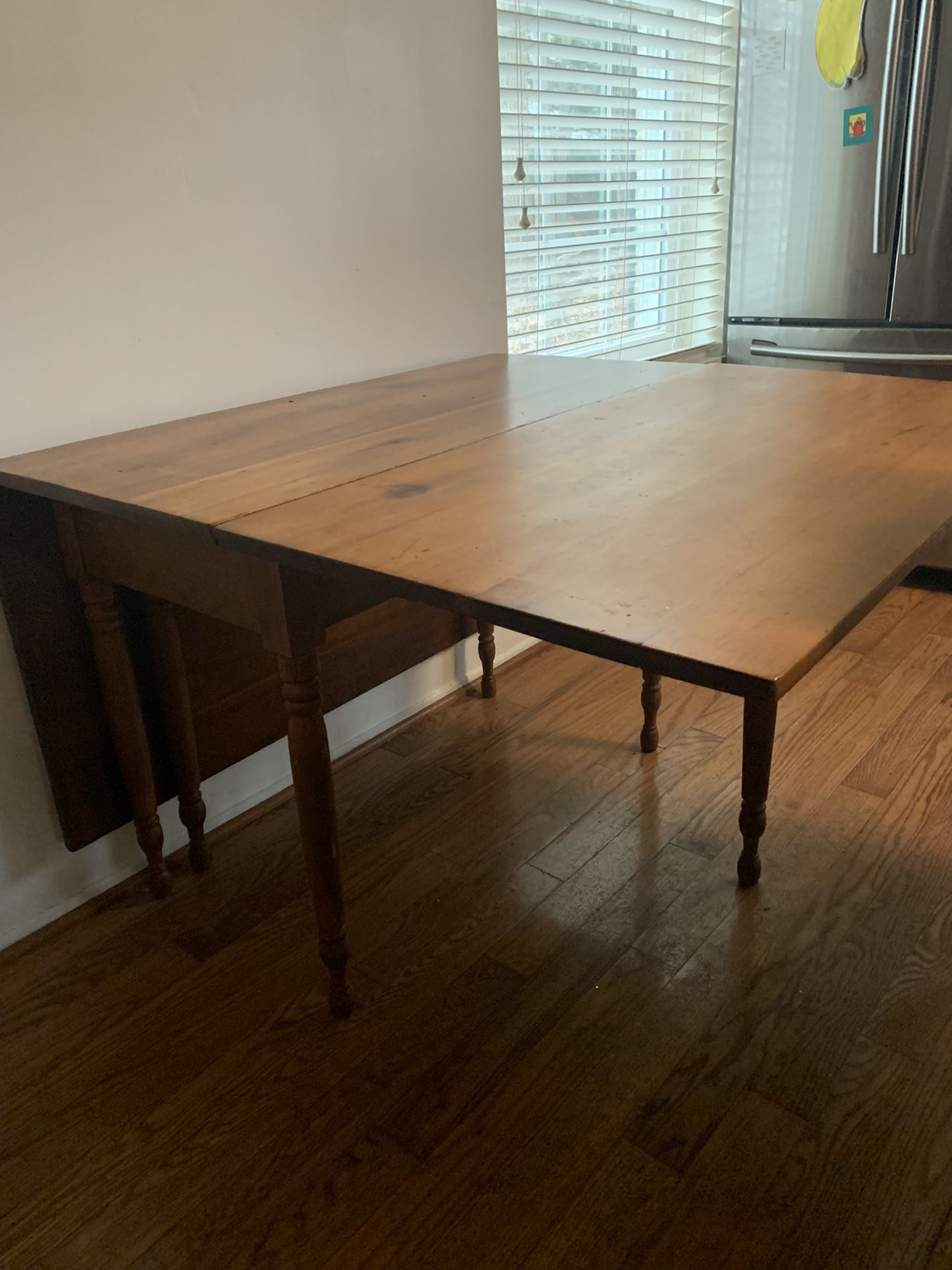 Antique Pine Drop Leaf Table