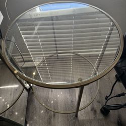Glass Round Coffee Table 