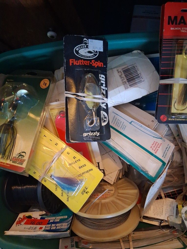 Fishing Lures,strings,sinkers,too Much To List