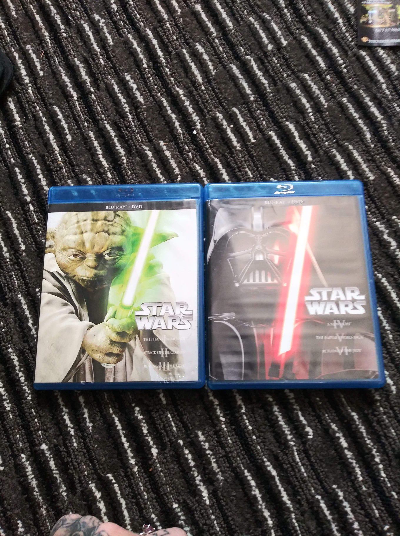 Star Wars Blu Ray 6 Film Set