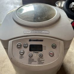 Breadman TR553LC Bread Maker - Home Baking! 