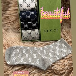 Branded Socks In Box: 5 Pairs Great For Christmas