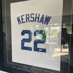 Signed Clayton Kershaw Jersey