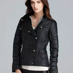 Barbour Waxed Cotton Biker Jacket Size for Sale in Tacoma, WA
