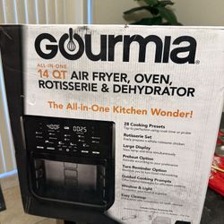 NEW Gourmia Air Fryer - 14 Qt All-in-One Oven with Rotisserie