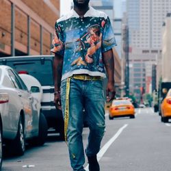 Yellow Offwhite Industrial Belt 