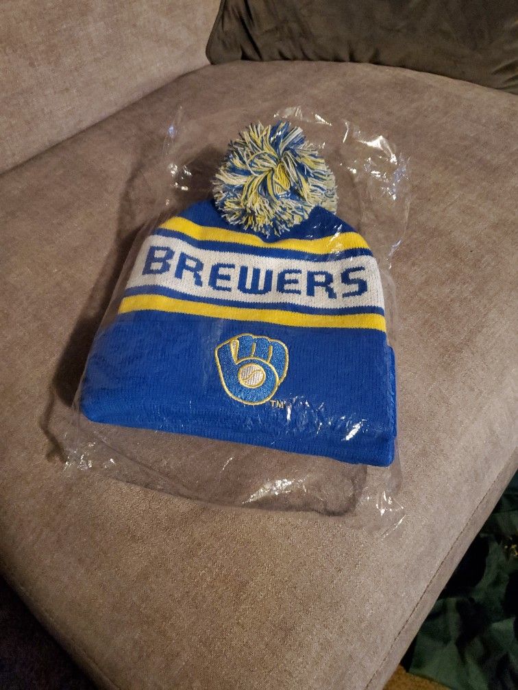 2 Pack BREWERS HAT, Still In Plastic 